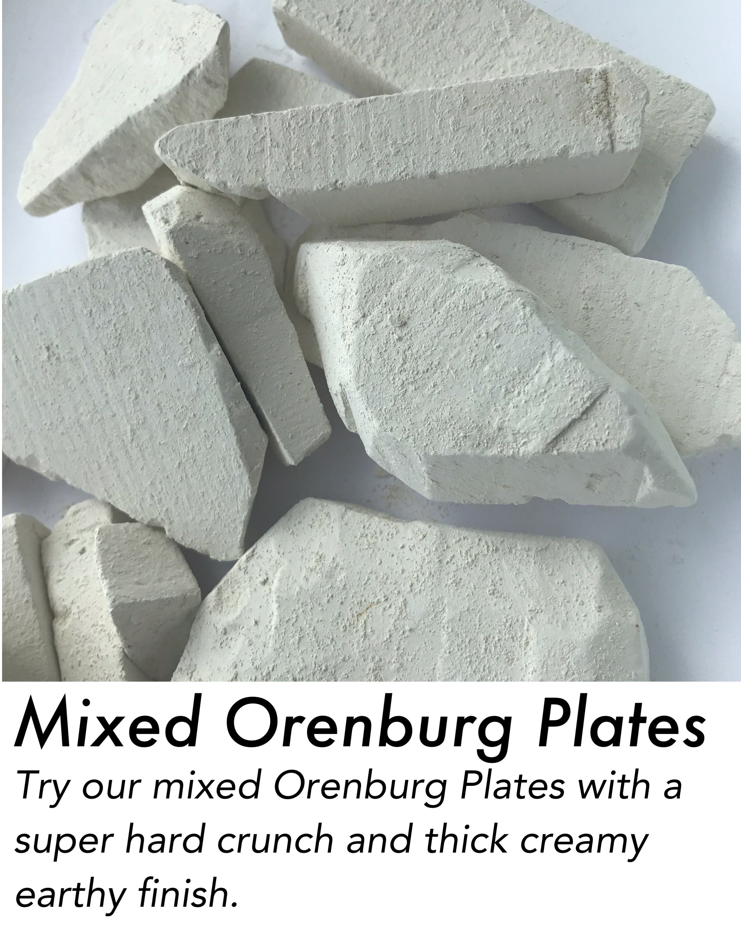 Orenburg chalk edible