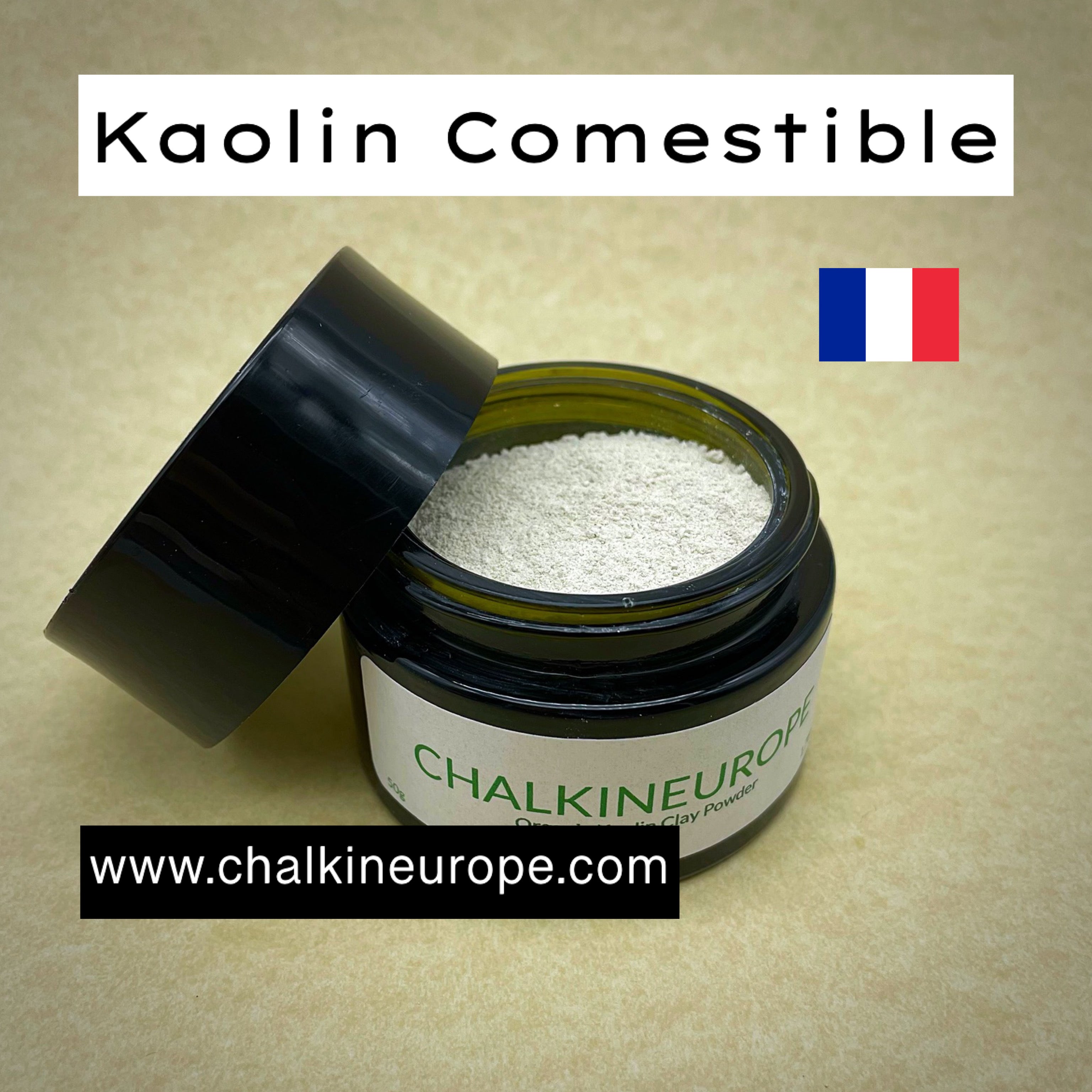 Kaolin comestible