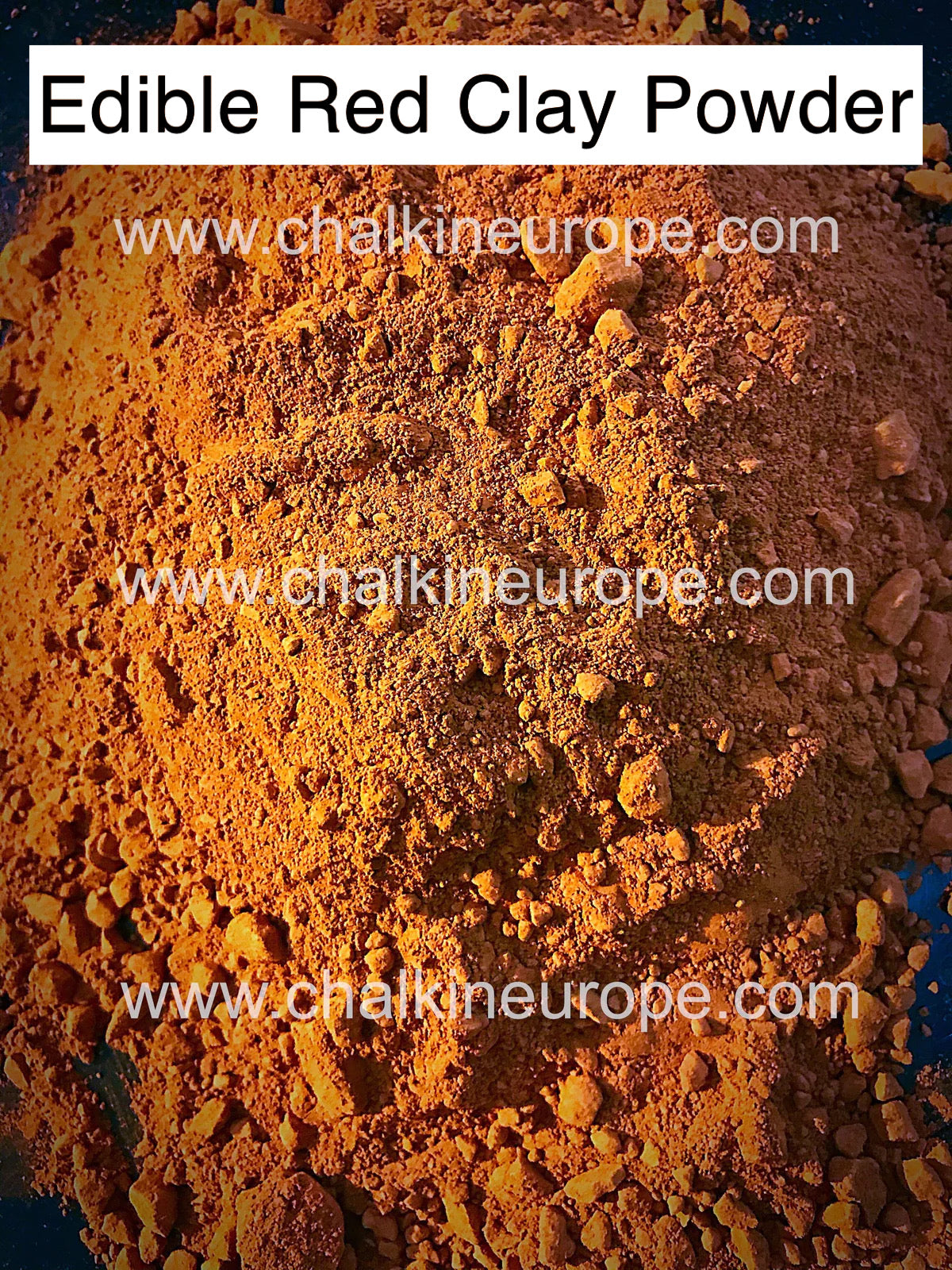 Edible red clay powder - Chalkineurope