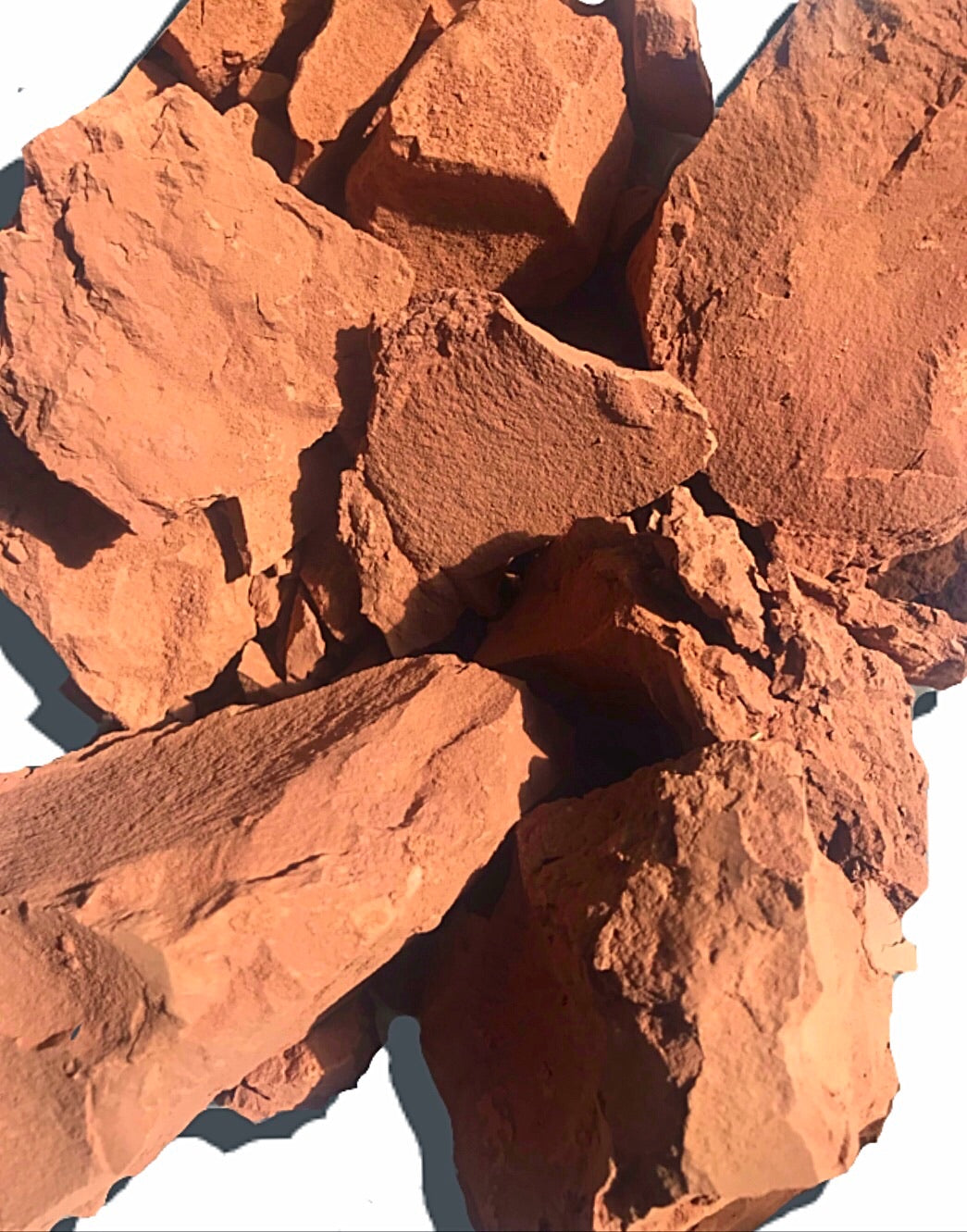 Different types of edible clays