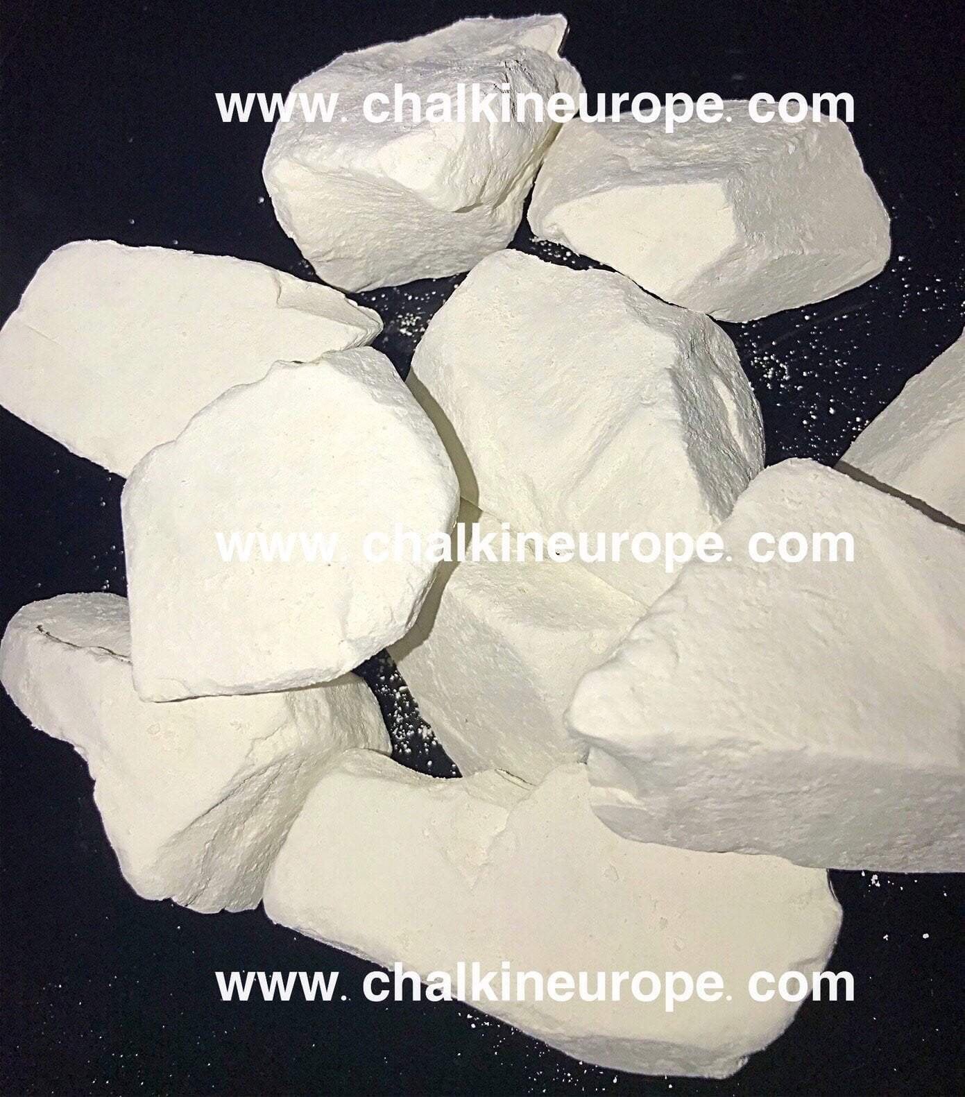 KRAM Edible Chalk Chunks (Lump) Natural for Eating (Food), 1 Lb (450 G)