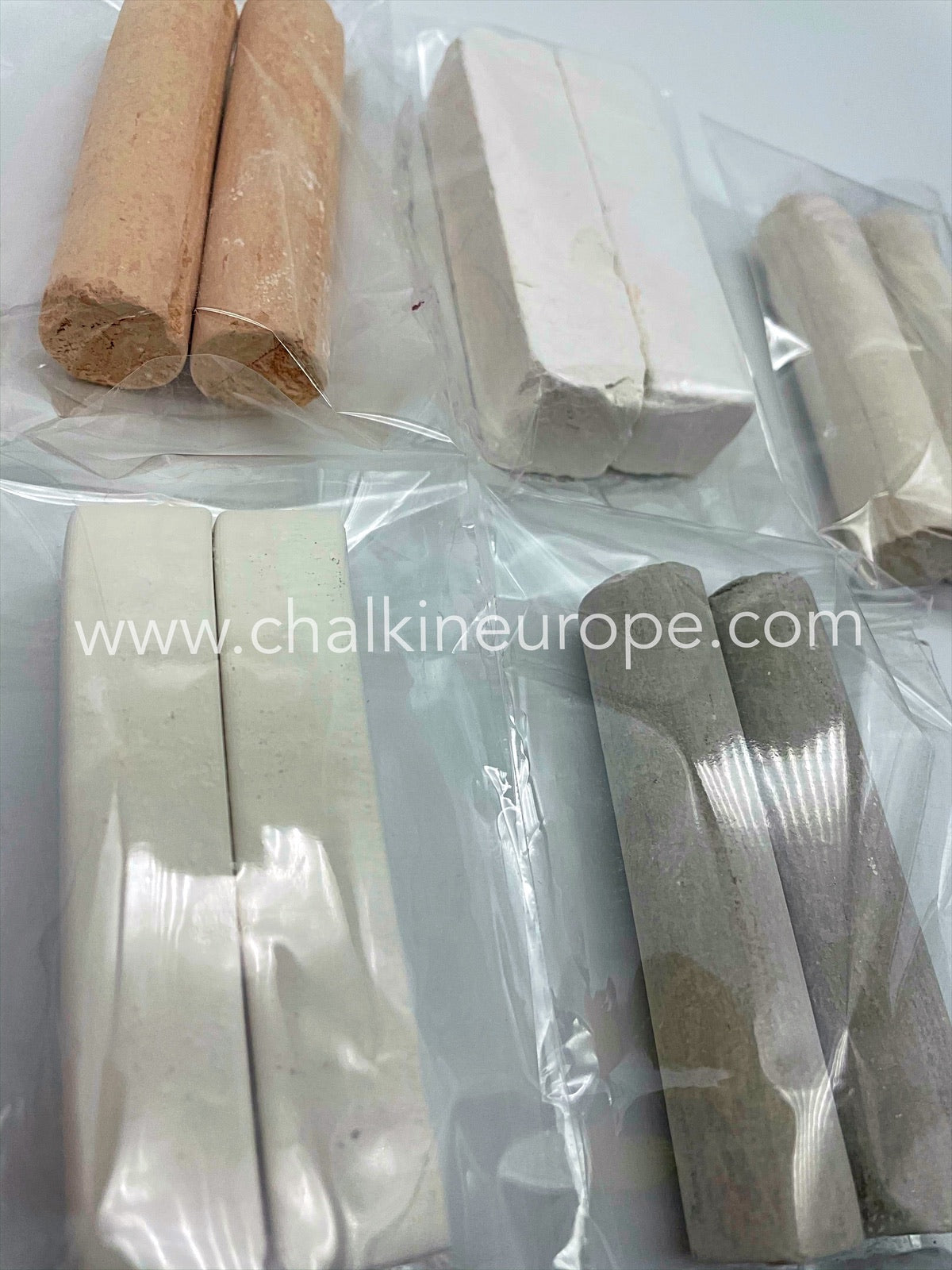 Edible clay samples - Chalkineurope