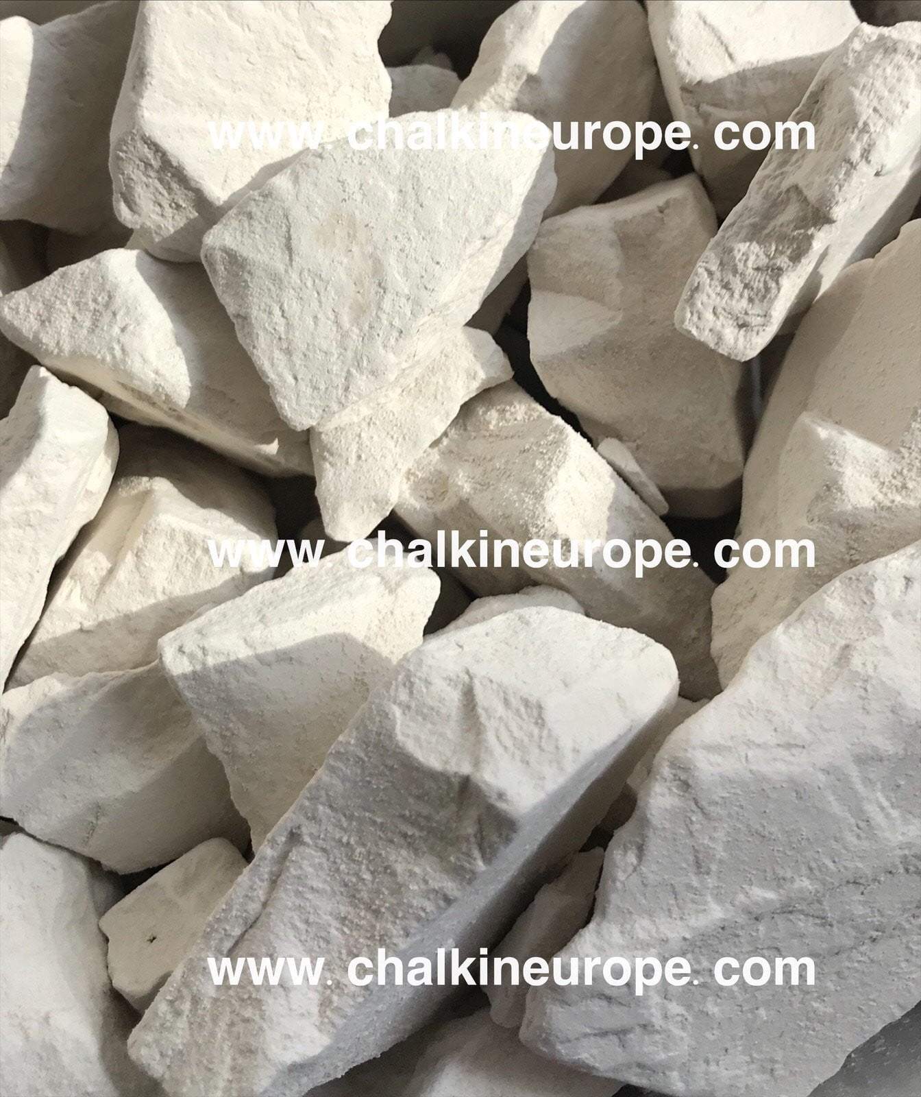 Edible Clay : WHITE edible Clay chunks (lump) natural for eating