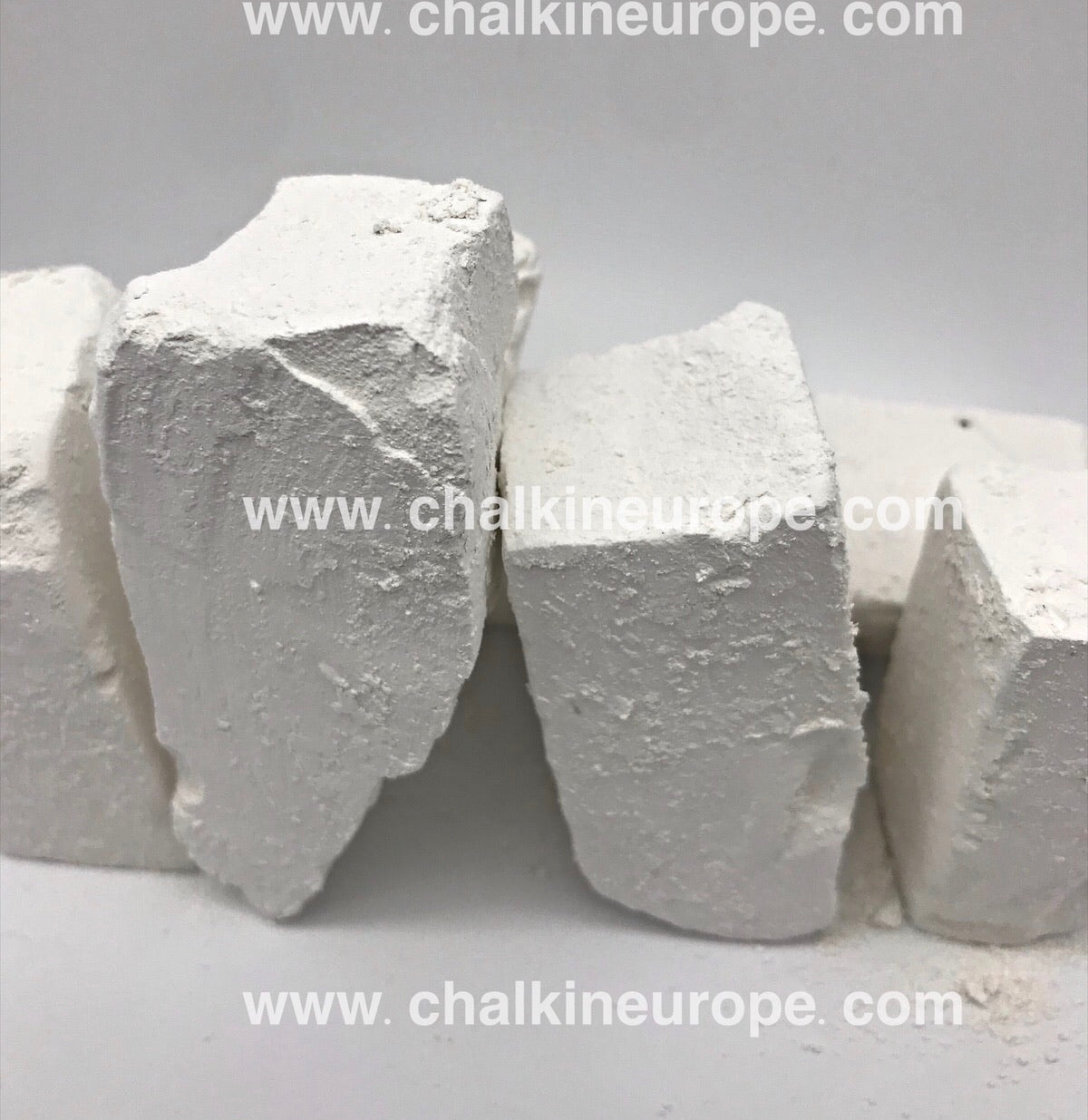 Edible Chalk. Natural Round White Chalk Box 54 Sticks 