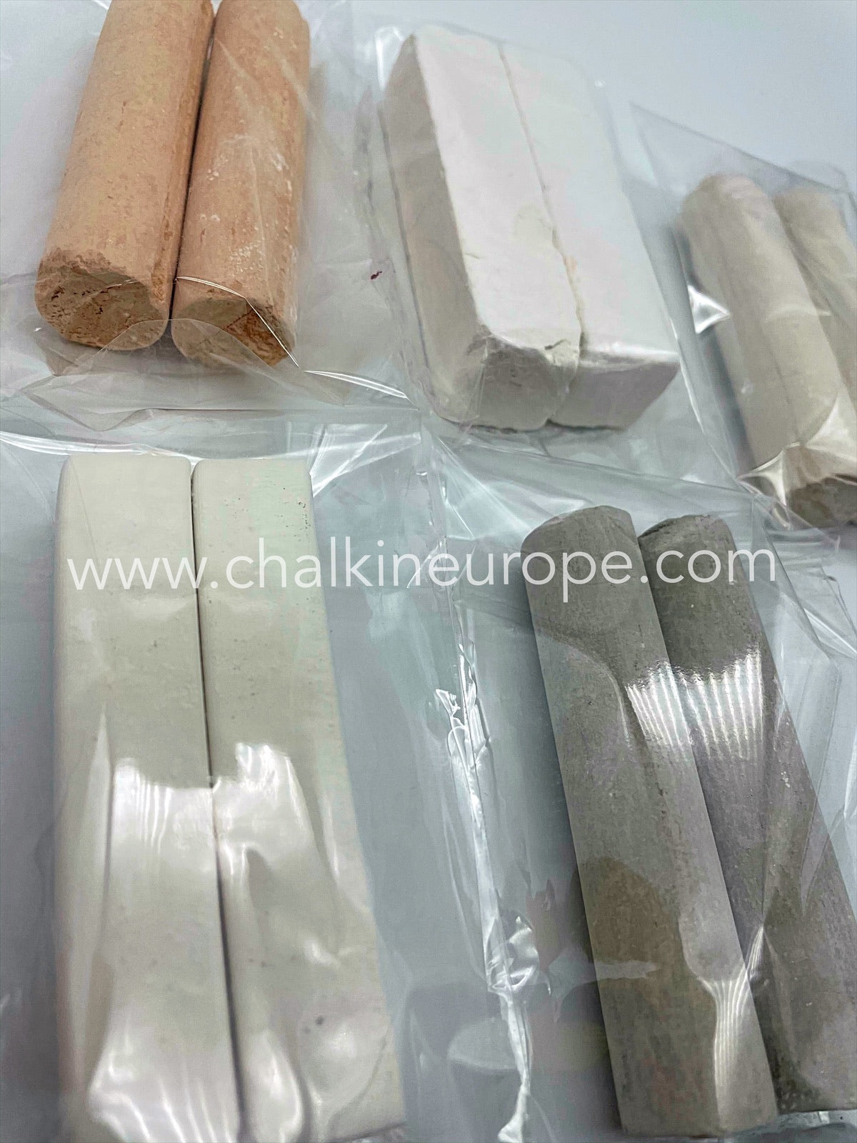 Campioni di argilla commestibile - Chalkineurope