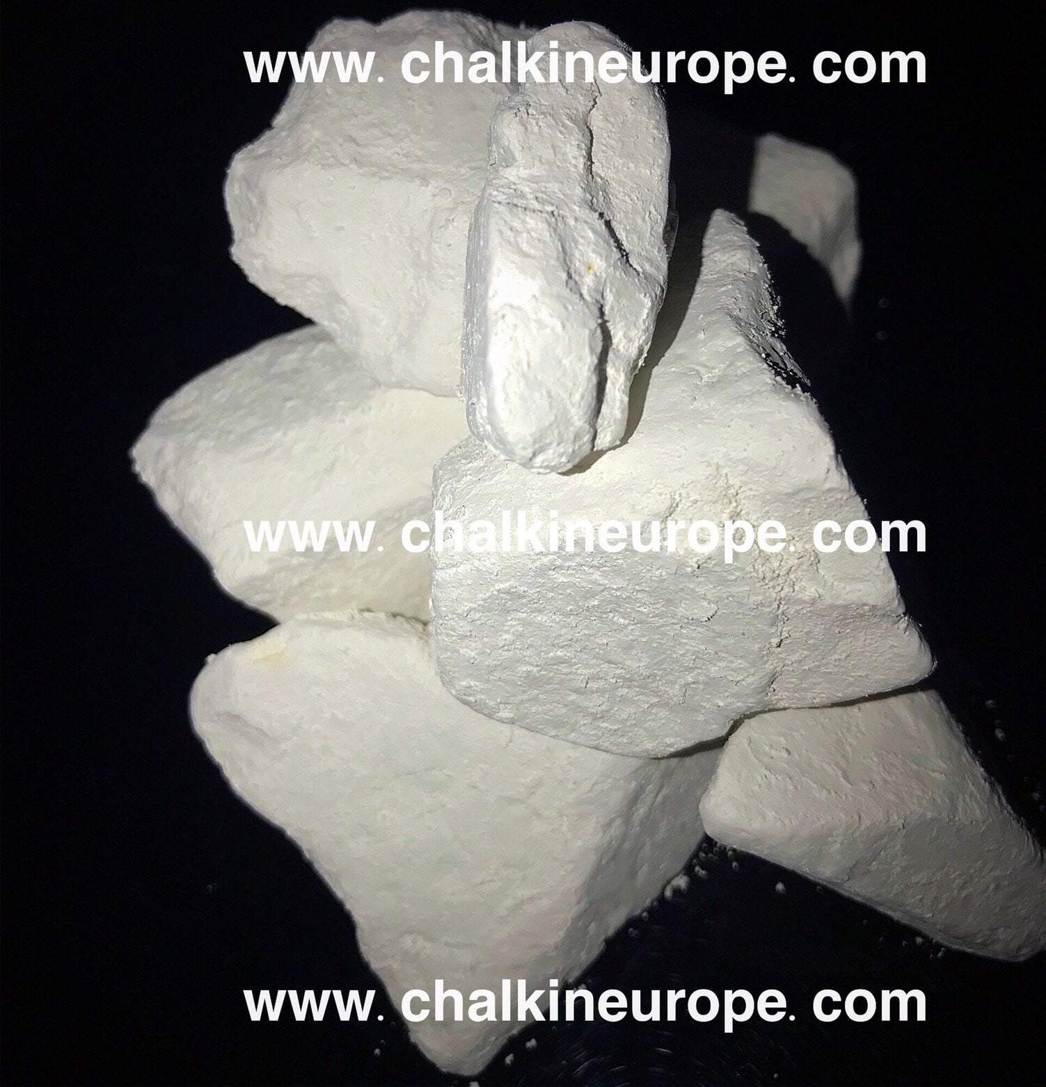 SEVRYKOVA edible Chalk chunks natural for eating, 8 oz (220 g)